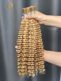 27/613# Bulk Hair for Bobo Braiding - Deep wave