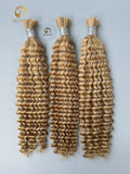 27/613# Bulk Hair for Bobo Braiding - Deep wave