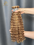 27/30# Bulk Hair for Bobo Braiding - Deep wave