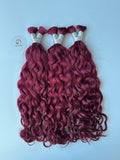99J Italian Curly Bulk Hair for Bobo Braiding