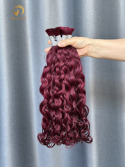 #99J Italian Curly Bulk Hair for Bobo Braiding