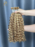 #27/30/613 Italian Curly Bulk Hair for Bobo Braiding