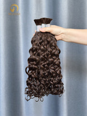 #2 Italian Curly Bulk Hair for Bobo Braiding