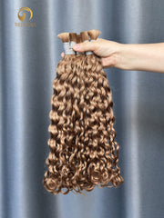 #30 Italian Curly Bulk Hair for Bobo Braiding