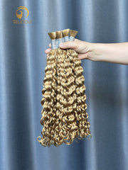#27 Italian Curly Bulk Hair for Bobo Braiding