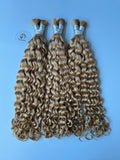 #27 Italian Curly Bulk Hair for Bobo Braiding