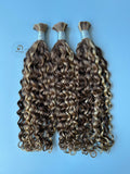 #4/27/30 Italian Curly Bulk Hair for Bobo Braiding