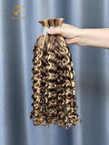 #4/27/30 Italian Curly Bulk Hair for Bobo Braiding