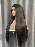 Straight Wig 4 Bundles Made Virgin Hair