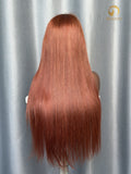 Bright Red Virgin Color Wig