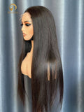 Affordable Raw Straight Wig 3 Bundles Made