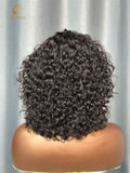 Curly Bang Wig Natural Black