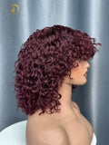 #99J Curly Bang Wig No Lace