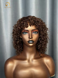 #4 Curly Bang Wig No Lace