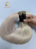 Thick Drawn #Silver Bulk Hair for Bobo Braiding ST