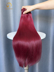 #99J DD Straight Raw Hair Precolored