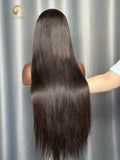 Straight Wig 5 Bundles Made Virgin Hair