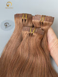 Seamless Clip In 8# Light Brown