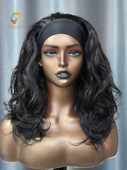VC Body Wave Headband Wig 3 Bundles Made
