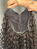V Part Wig Italian Curly 3 Bundle Made