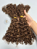 #4 SDD Deep Curly Bulk Hair for Bobo Braiding