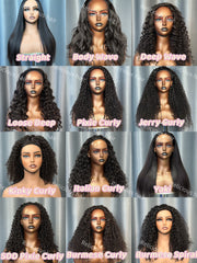 Virgin Vietnamese Half Wig #1B