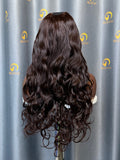VV U Part Wig Loose Wave made by 3 bundles Color #2