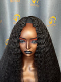 V Part Wig RC DD Kinky Straight
