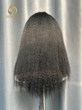 VC Jet Black Kinky Straight Wig