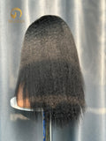 VC Jet Black Kinky Straight Wig