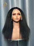 VC Jet Black Kinky Straight Wig