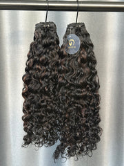 Virgin Cambodia #1/2 Burmese Curly Bundle