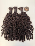 Burmese Spiral Bulk Hair for Bobo Braiding