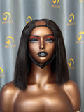 V Part Wig Light Yaki Bob 2 Bundles Made