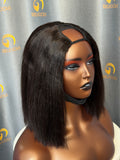 V Part Wig Light Yaki Bob 2 Bundles Made