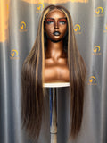 Raw #4/27 Straight Wig 3 Bundles Made