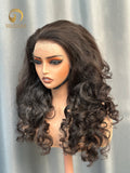 RC Loose Wave Wig 4 Bundles Made #1B