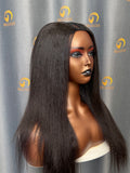 Virgin Cambodia U Part Wig - Light Yaki Straight #1B
