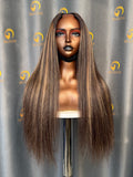 V Part Wig Yaki Straight #2/27