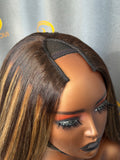 V Part Wig Yaki Straight #2/27