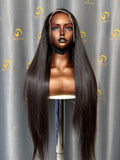 RC Straight Wig 3 Bundles Made #1B