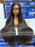 Raw Bone Straight Double Drawn Wig