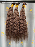 #2 India Wave Bulk Hair for Bobo Braiding