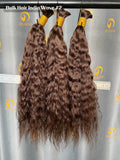 #2 India Wave Bulk Hair for Bobo Braiding