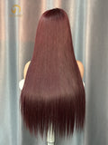 Raw Burgundy Wig 3 Bundles Made
