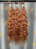 #30 India Wave Bulk Hair for Bobo Braiding