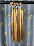 #4/27 Highlight Straight Bulk Hair for Bobo Braiding