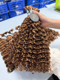#4/30 Deep Curly Bulk Hair for Bobo Braiding