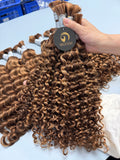 #4/30 Deep Curly Bulk Hair for Bobo Braiding
