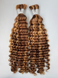 #4/27/30 Deep Wave Bulk Hair for Bobo Braiding